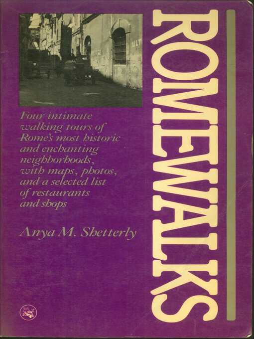Title details for Romewalks by Anya M. Shetterly - Available